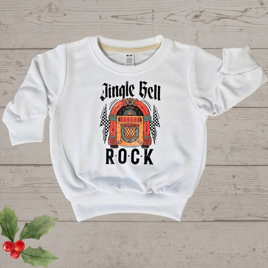 Jingle Bell Rock Holiday Kids Sweatshirt